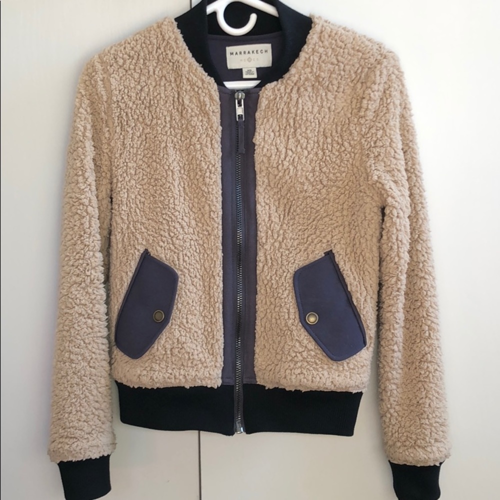 Anthropologie Marrakech Soft Bomber Jacket XS